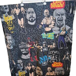 Vintage WCW NWO Blanket 85 x 72 1999 90's MISC0002